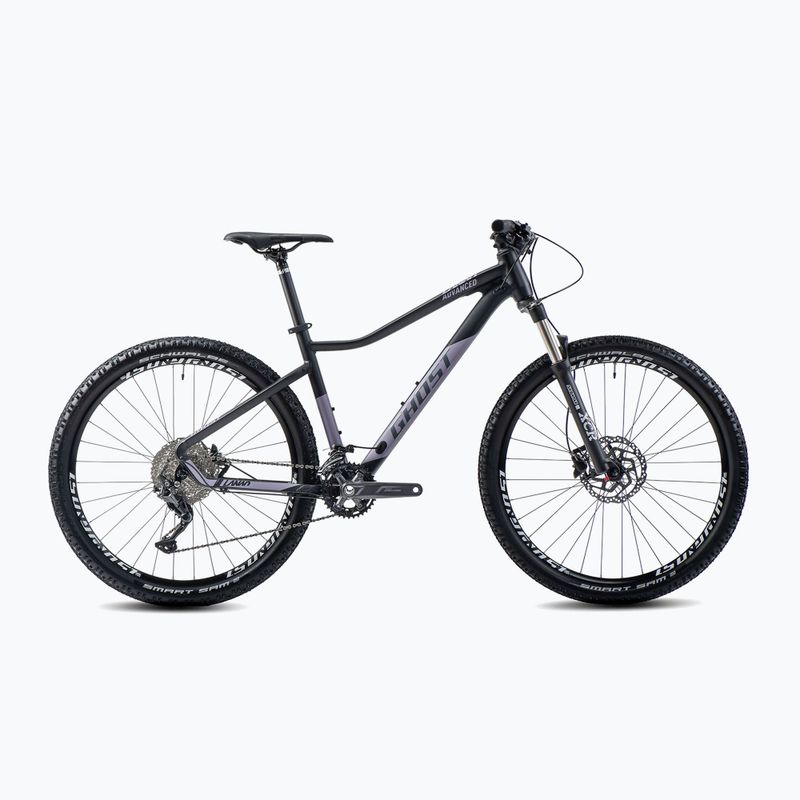 GHOST Lanao Advanced 27.5 W black/pearl purple matt moteriškas kalnų dviratis