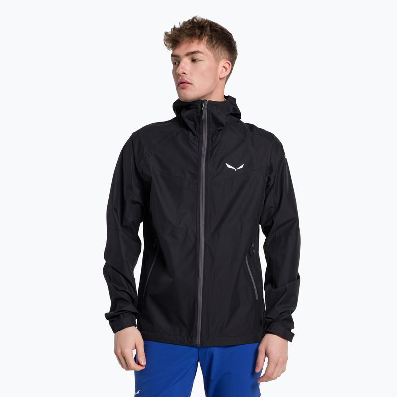 Salewa vyriška striukė nuo lietaus Puez Aqua 3 PTX black 00-0000024545