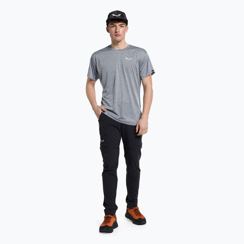 Salewa vyriški trekingo marškinėliai Puez Melange Dry Grey 00-0000026537 2