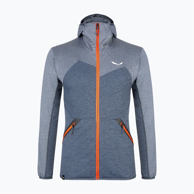 Salewa Puez Melange PL FZ Hoody vyriškas vilnonis džemperis mėlynas 00-0000027386 4