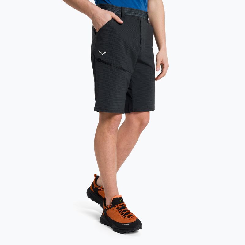Salewa vyriški trekingo šortai Puez 3 black 00-0000027401
