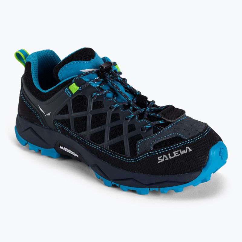 Salewa Wildfire vaikiški trekingo batai mėlynos ir tamsiai mėlynos spalvos 00-0000064007