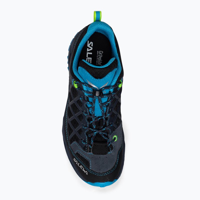 Salewa Wildfire vaikiški trekingo batai mėlynos ir tamsiai mėlynos spalvos 00-0000064007 6