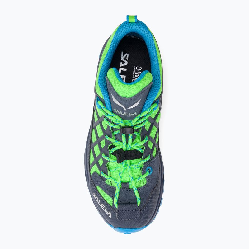 Salewa Wildfire vaikiški trekingo batai mėlynai žali 00-0000064007 6