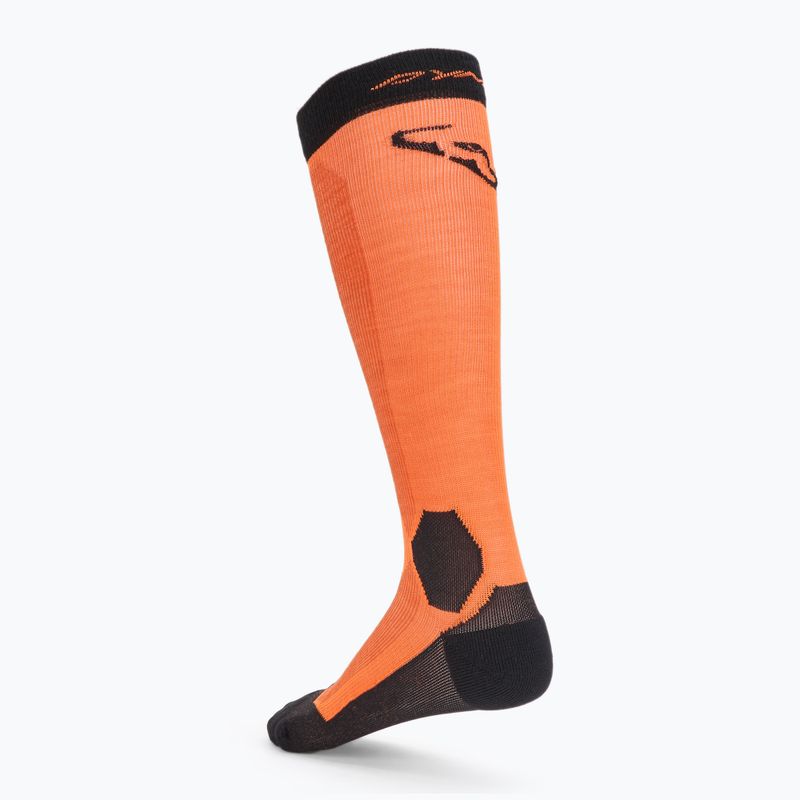 Ski touring kojinės DYNAFIT Tour Warm Merino shocking orange 2