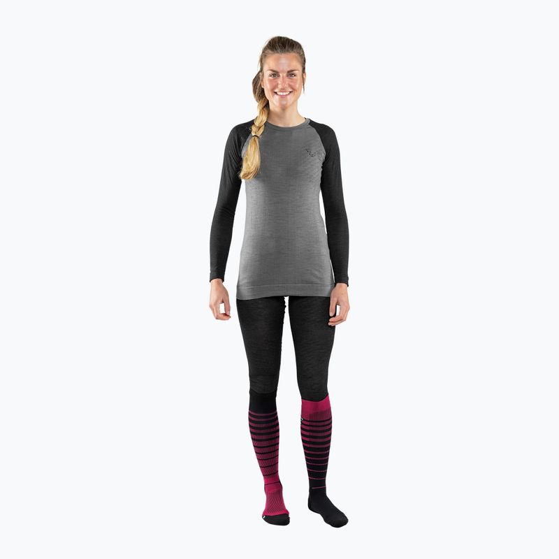 Moteriški termoaktyvūs marškinėliai  DYNAFIT Tour Light Merino black out 2