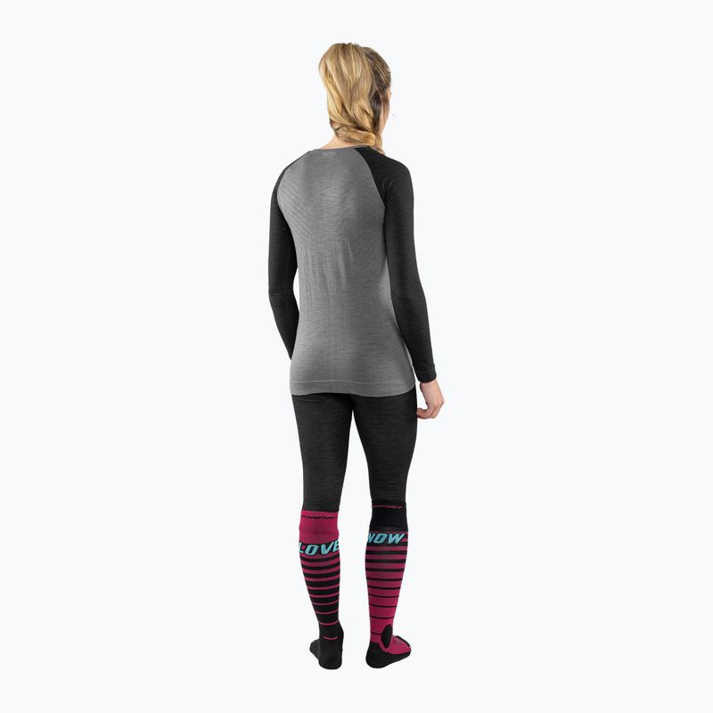 Moteriški termoaktyvūs marškinėliai  DYNAFIT Tour Light Merino black out 3