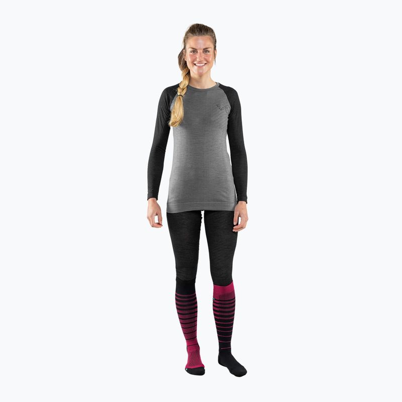 Moteriškos termoaktyvios kelnės DYNAFIT Tour Light Merino 3/4 black out 2