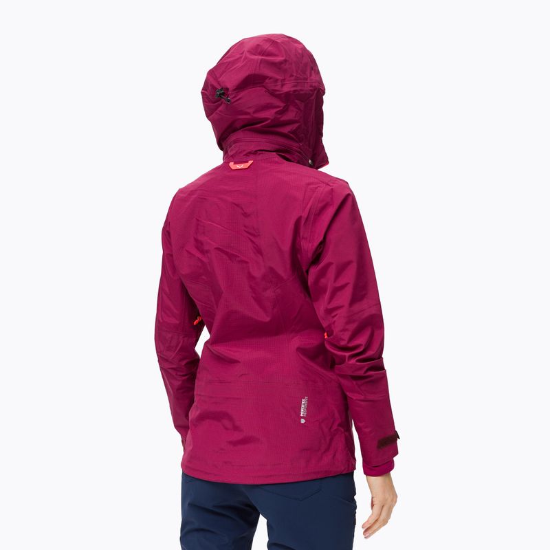 Salewa moteriška striukė nuo lietaus Sella Responsive maroon 00-0000027879 4