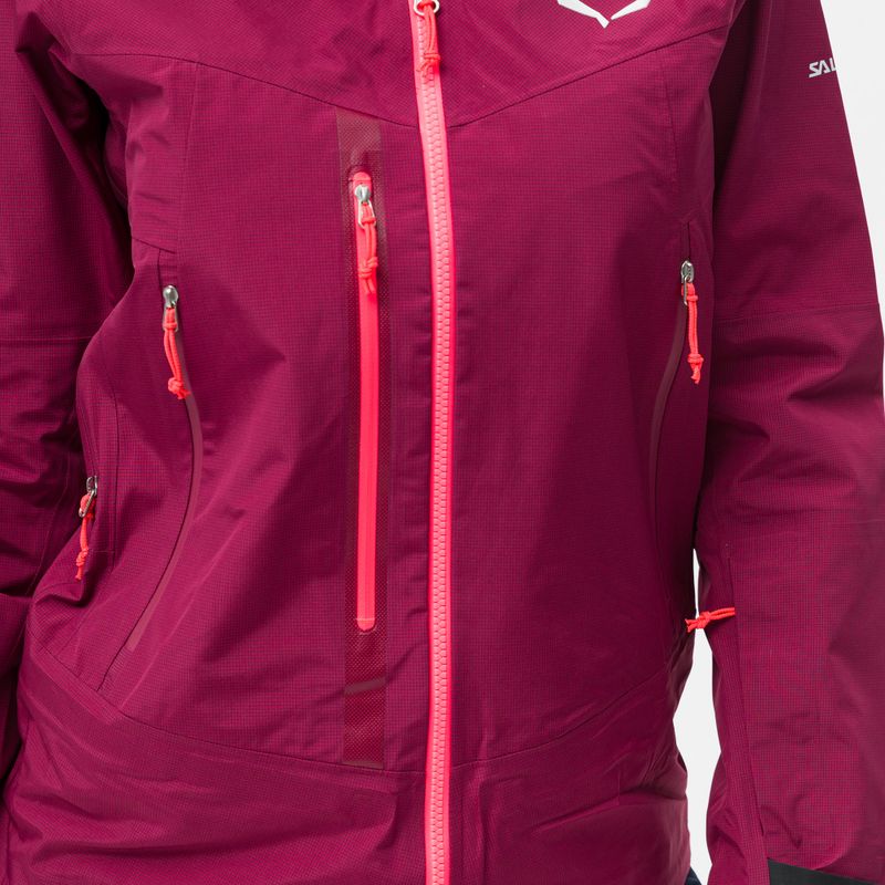 Salewa moteriška striukė nuo lietaus Sella Responsive maroon 00-0000027879 5