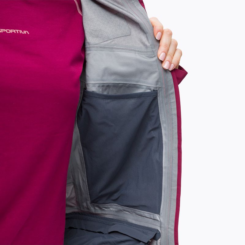 Salewa moteriška striukė nuo lietaus Sella Responsive maroon 00-0000027879 6