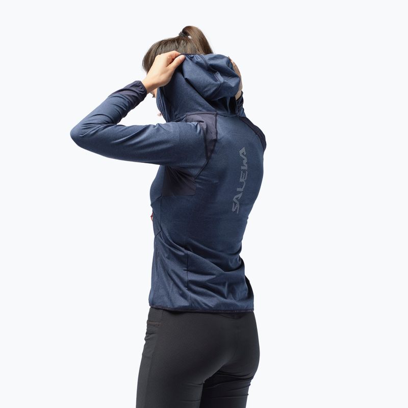 Salewa moteriška vilnonė striukė Agner Hybrid PL/DST FZ Hoody tamsiai mėlyna 00-0000027372 6