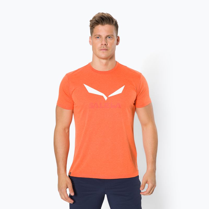 Vyriški Salewa Solidlogo Dry oranžiniai trekingo marškinėliai 00-0000027018