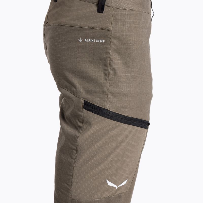 Salewa Lavaredo Hemp vyriški žygio šortai rudi 00-0000028033 4