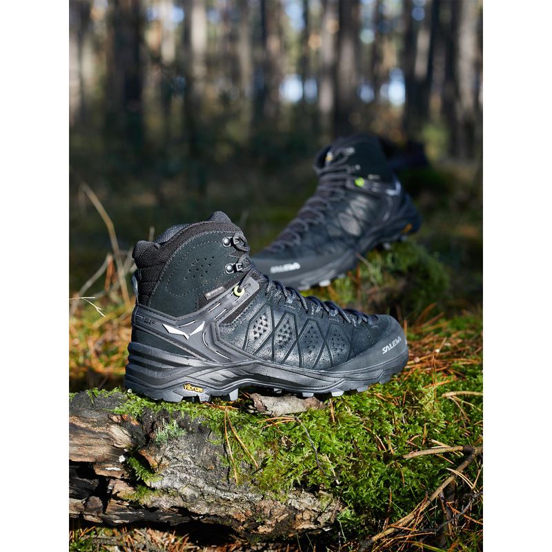 Salewa Alp Trainer 2 Mid GTX vyriški trekingo batai juodi 00-0000061382 12