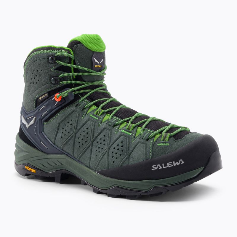 Vyriški trekingo batai Salewa Alp Trainer 2 Mid GTX green 00-0000061382