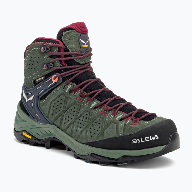 Moteriški trekingo batai Salewa Alp Trainer 2 Mid GTX green 00-0000061383