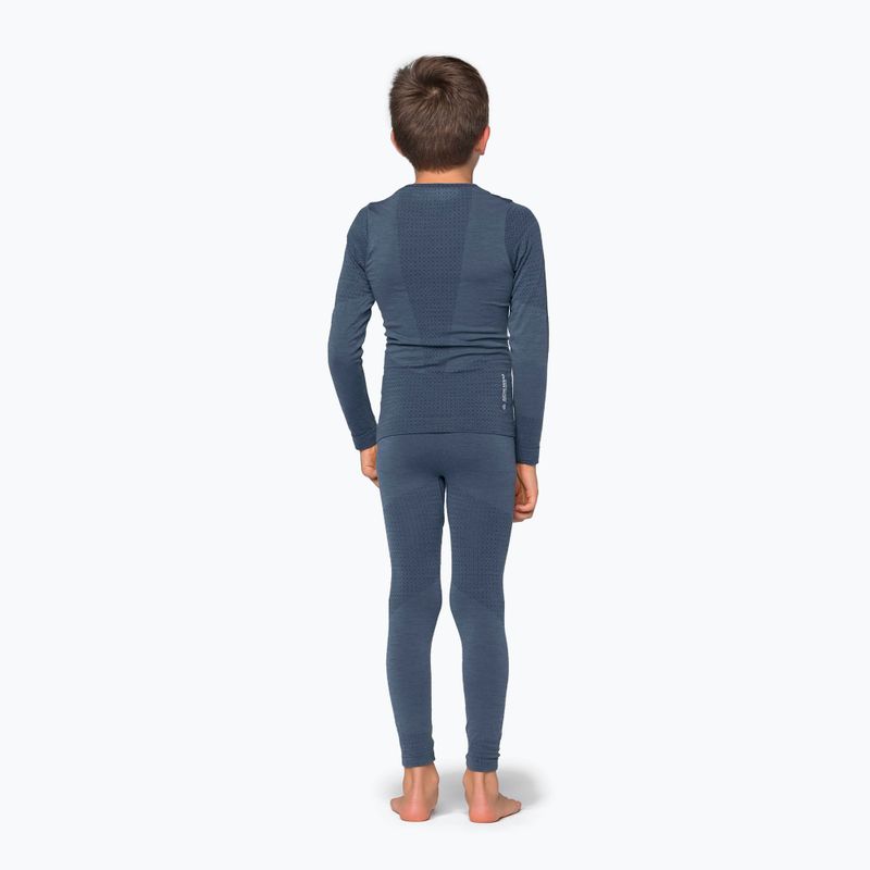Vaikiškos termoaktyvios kelnės Salewa Zebru Medium Warm AMR dark denim 3