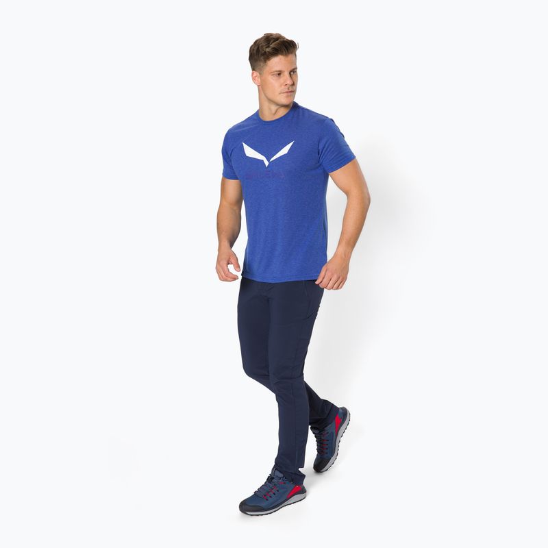 Vyriški Salewa Solidlogo Dry trekingo marškinėliai mėlyni 00-0000027018 2