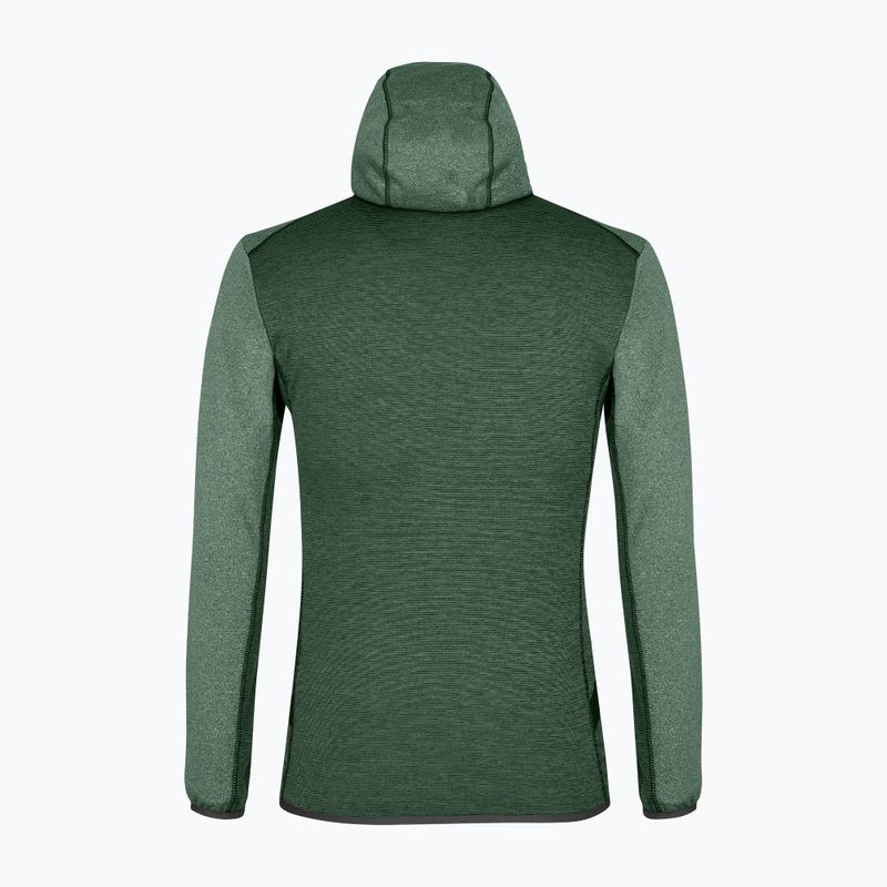 Salewa vyriškas vilnonis džemperis Puez Melange PL FZ Hoody žalias 00-0000027386 3