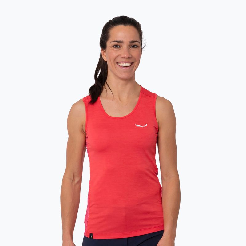 Salewa moteriški trekingo marškinėliai Puez Graphic Dry Tank pink 00-0000027482 2
