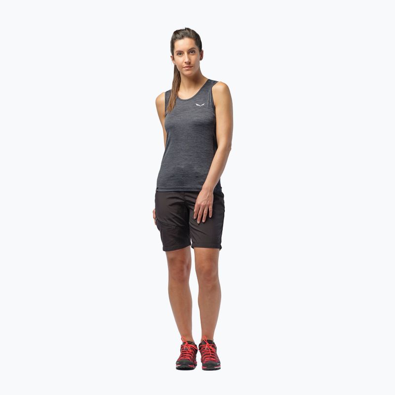 Moteriški trekingo marškinėliai Salewa Puez Graphic Dry Tank Grey 00-0000027482 2