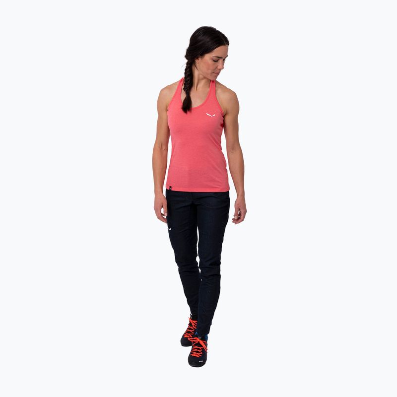 Salewa moteriški trekingo marškinėliai Agner Hybrid Dry Tank pink 00-0000027705 2