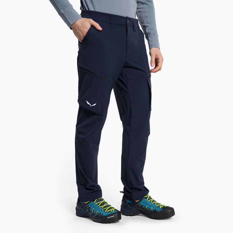 Salewa vyriškos softshello kelnės Puez DST Cargo navy blue 00-0000028310
