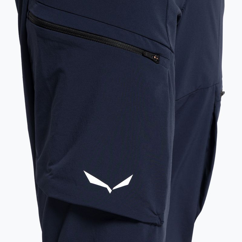 Salewa vyriškos softshello kelnės Puez DST Cargo navy blue 00-0000028310 4