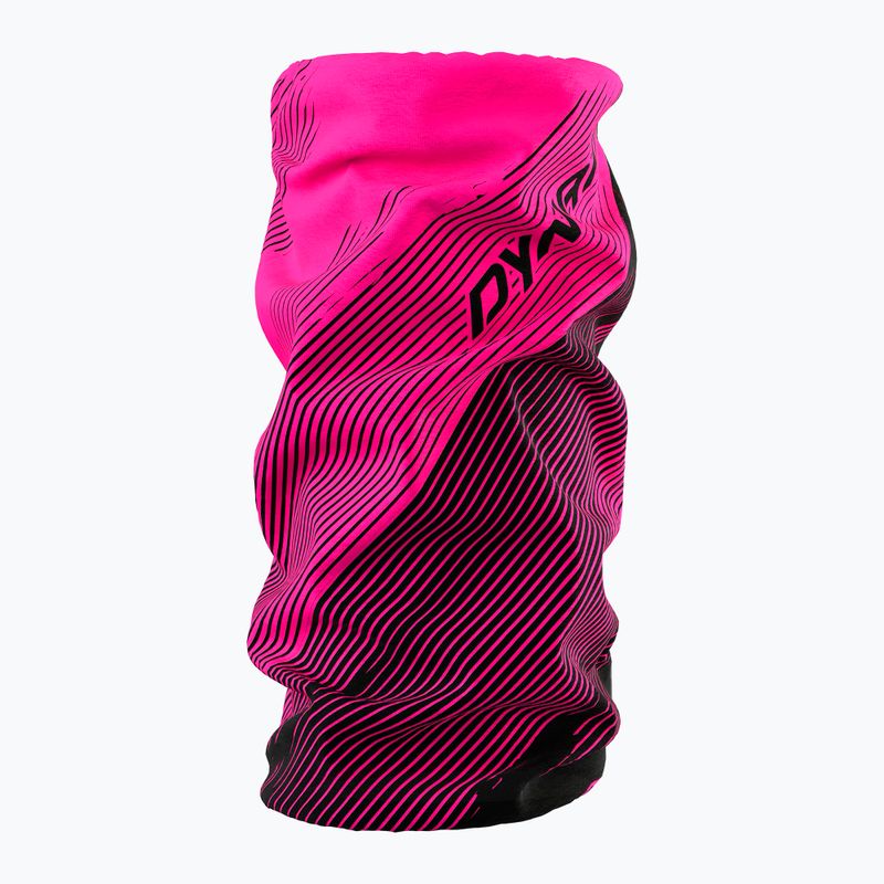 Daugiafunkcinė skara DYNAFIT Logo Neck Gaiter pink glo/striped