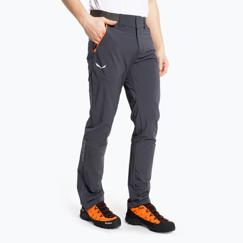 Vyriškos softshello kelnės Salewa Pedroc 3 DST tamsiai pilkos spalvos 00-0000026955