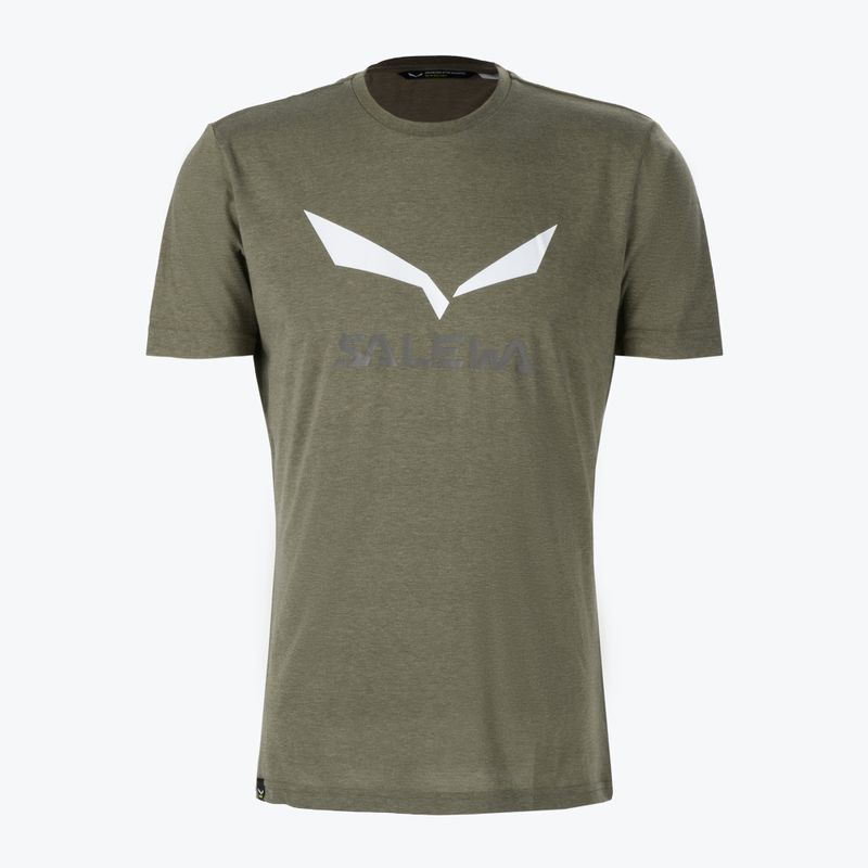 Vyriški Salewa Solidlogo Dry chaki spalvos trekingo marškinėliai 00-0000027018 4