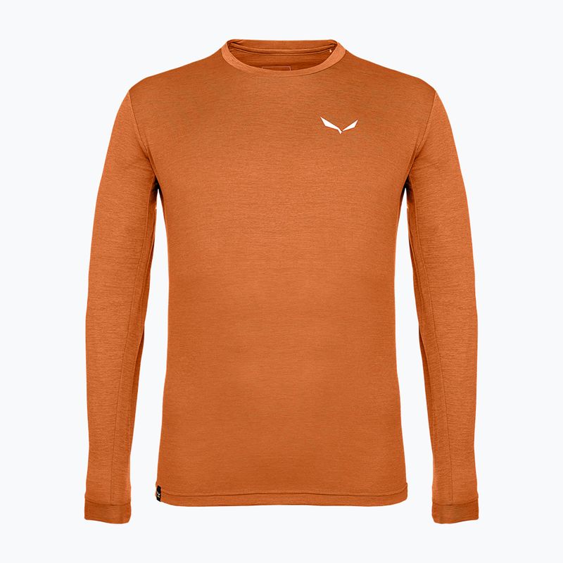Salewa vyriški trekingo marškinėliai Puez Melange Dry orange 00-0000027453 4