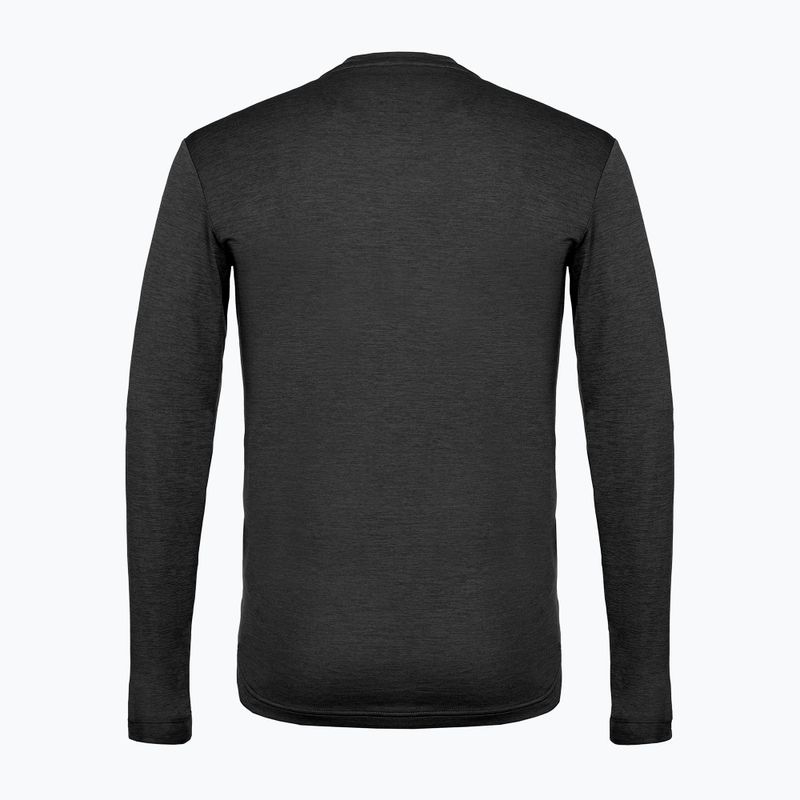 Vyriški trekingo marškinėliai Salewa Puez Melange Dry black out melange 2