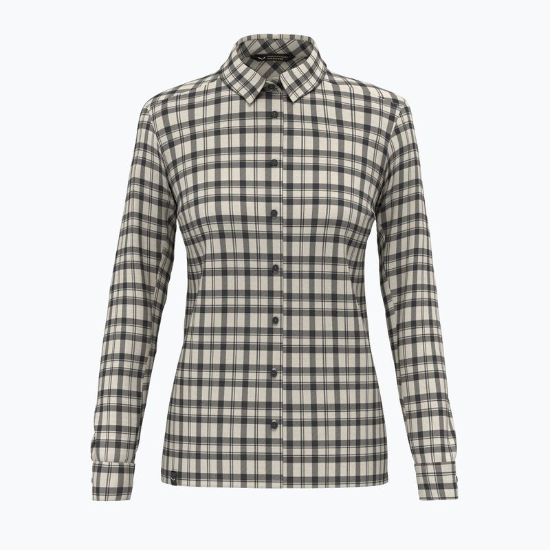 Moteriški marškiniai Salewa Fanes Flannel 5PL oatmeal/black out 6