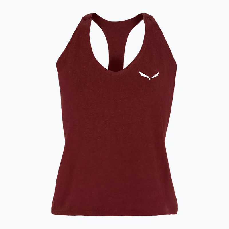 Salewa moteriški alpinistiniai marškinėliai Lavaredo Hemp Crop Tank red 00-0000028369 5