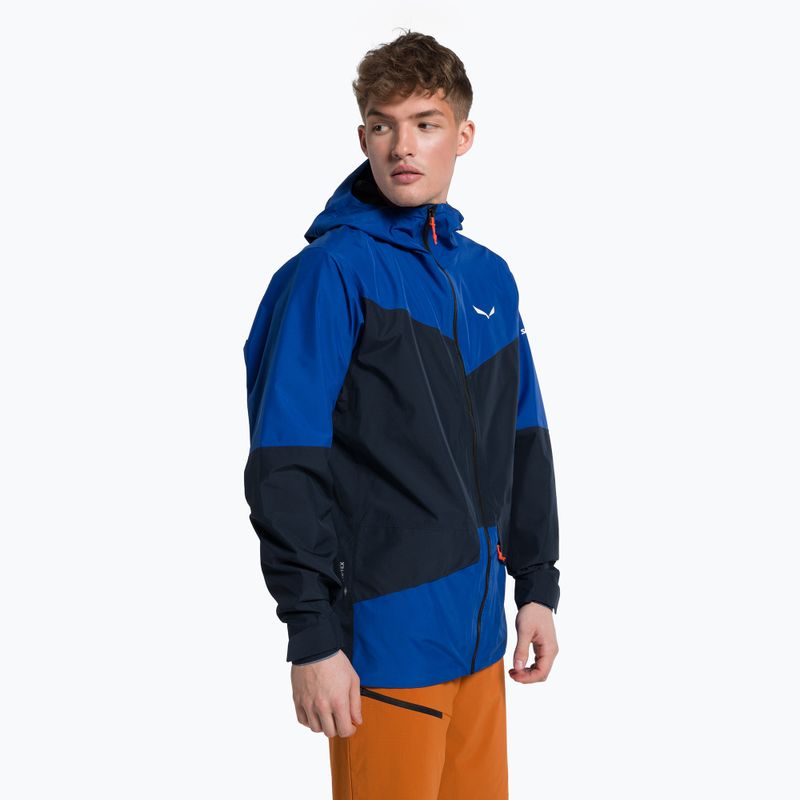 Salewa vyriška striukė nuo lietaus Puez GTX 2L mėlyna 00-0000028505
