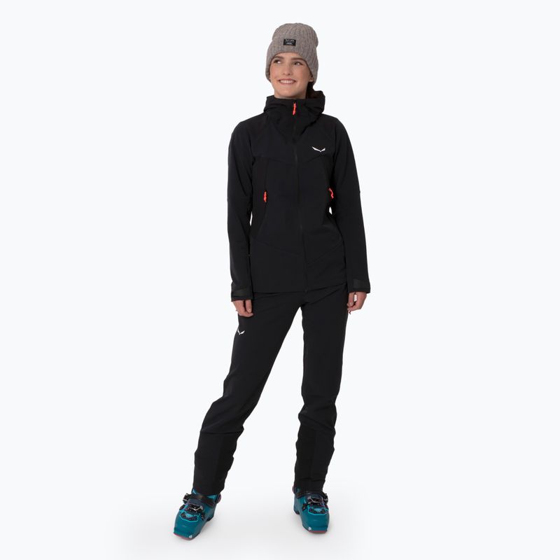 Moteriška softshell striukė Salewa Sella DST black out 2