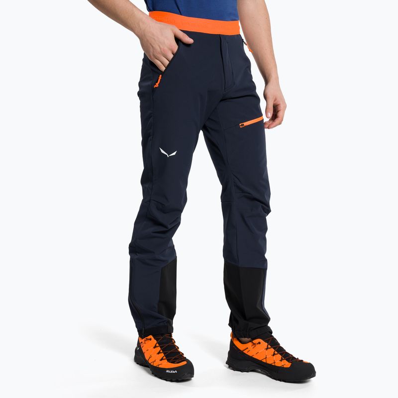 Salewa vyriškos softshello kelnės Sella DST Lights navy blue 00-0000028474