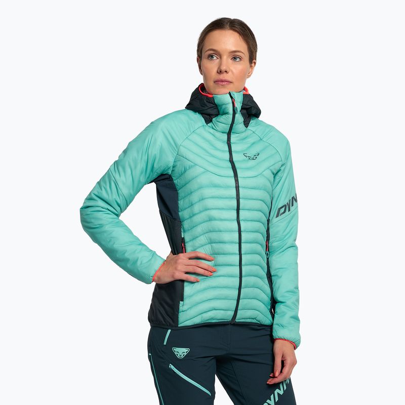 Moteriška slidinėjimo striukė su gobtuvu DYNAFIT Speed Insulation Blue 08-0000071582