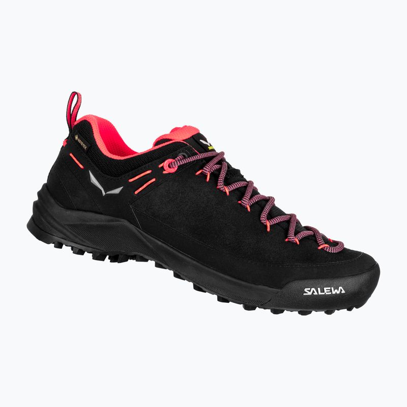 Moteriški turistiniai batai Salewa Wildfire Leather GTX black/fluo coral 8