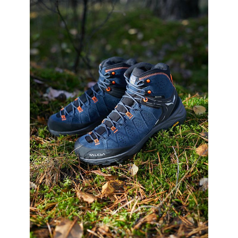 Vyriški trekingo batai Salewa Alp Trainer 2 Mid GTX blue 00-0000061382 10