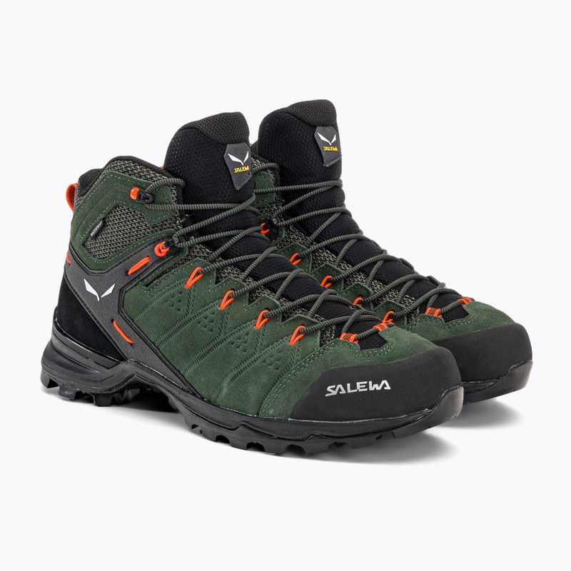 Vyriški trekingo batai Salewa Alp Mate Mid WP green 00-0000061384 4