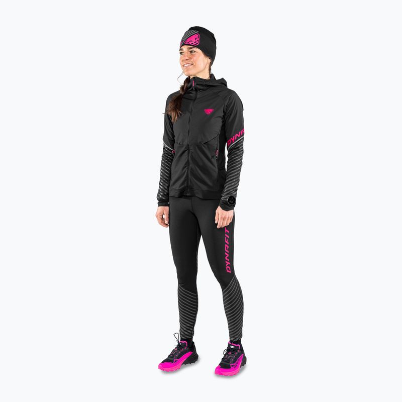 Moteriška bėgimo striukė DYNAFIT Alpine Reflective black out pink glo 2