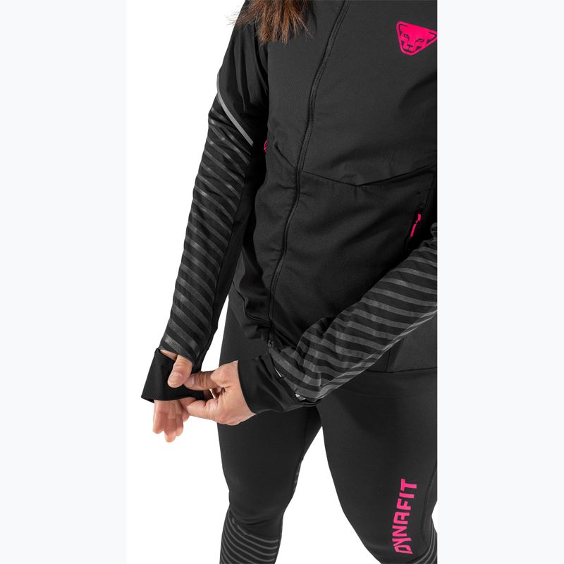 Moteriška bėgimo striukė DYNAFIT Alpine Reflective black out pink glo 4