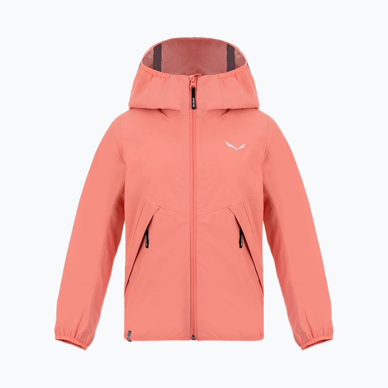 Salewa Aqua PTX vaikiška striukė nuo lietaus rožinė 00-0000028740 3