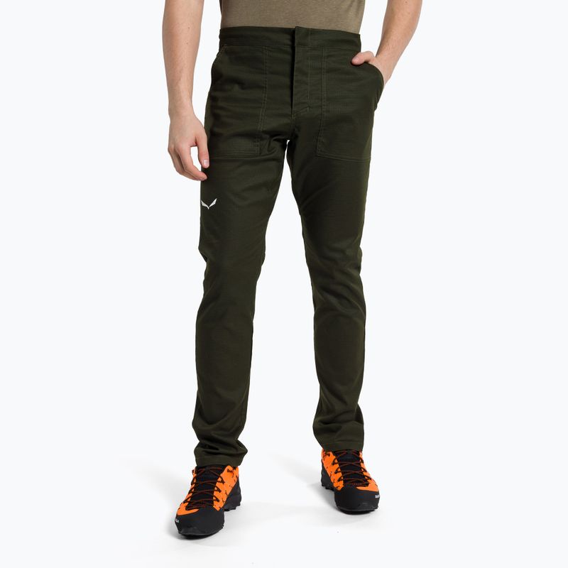 Salewa Lavaredo Hemp Ripstop green vyriškos alpinistinės kelnės 00-0000028550