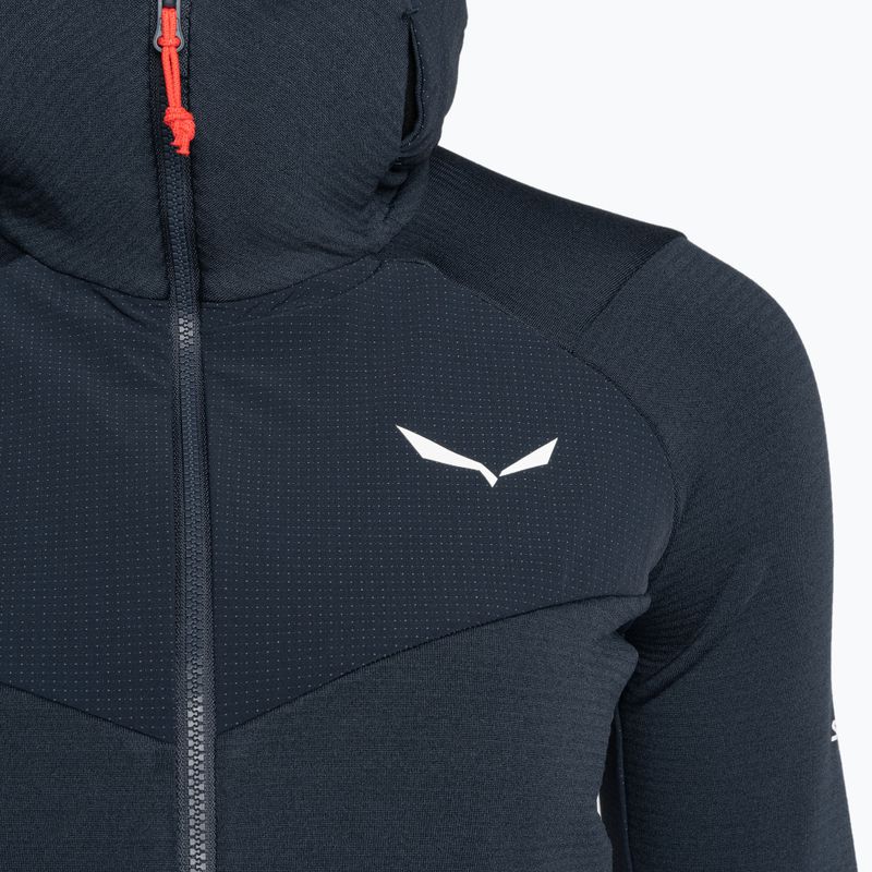 Salewa moteriškas džemperis Agner Polarlite su gobtuvu tamsiai mėlyna 00-0000028558 5