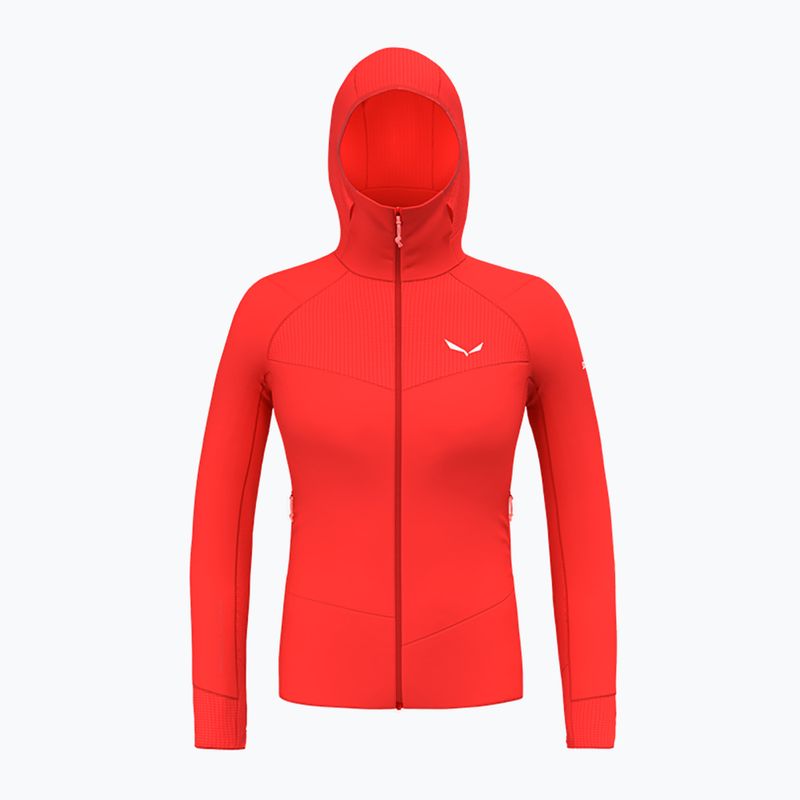 Salewa moteriškas džemperis Agner Polarlite su gobtuvu raudonas 00-0000028558 6