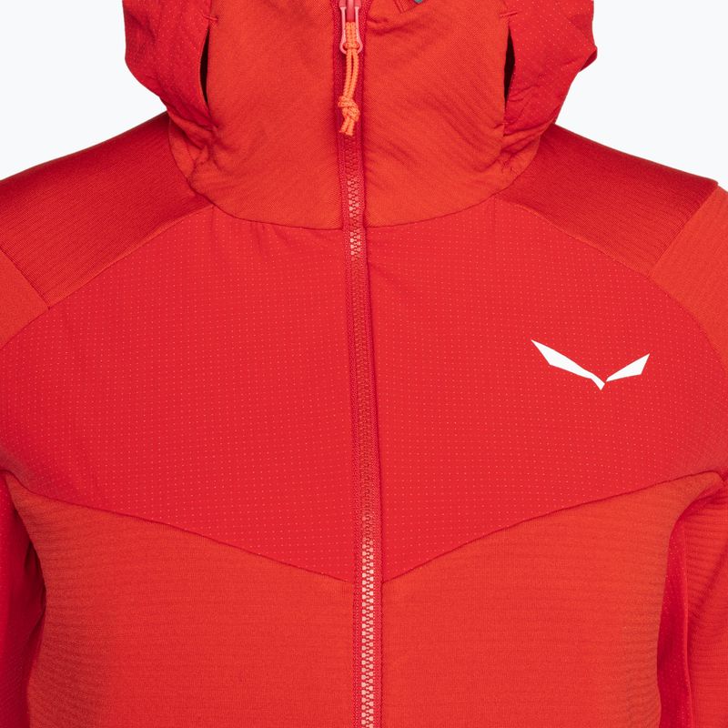 Salewa moteriškas džemperis Agner Polarlite su gobtuvu raudonas 00-0000028558 3
